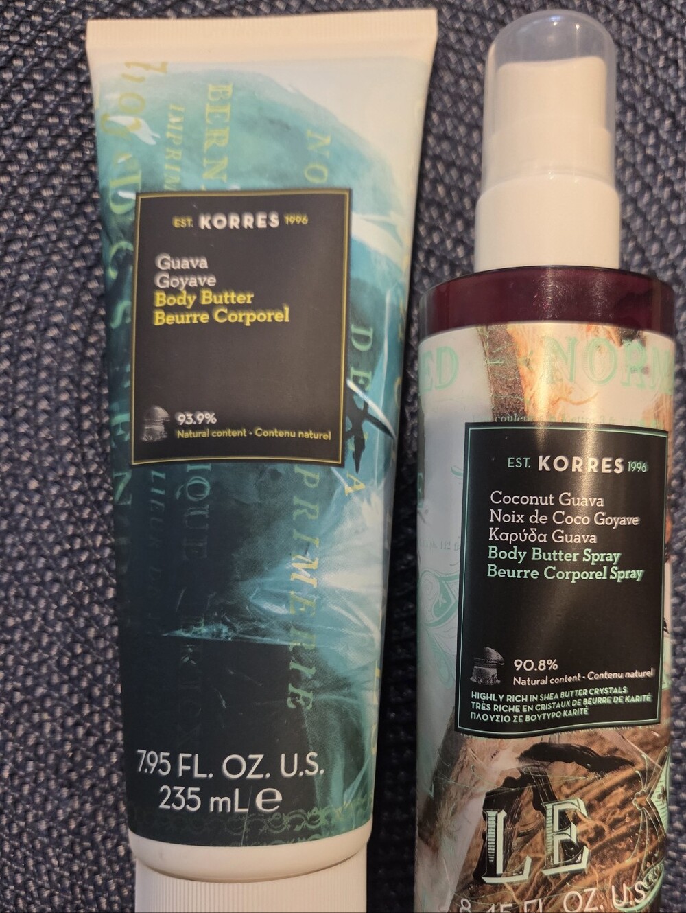 Korres Guava & Coconut Guava Body Butter & Body Spray Moisturizing